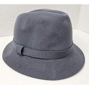 Geo. W. Bollman & Co Gray Wool Excello Vintage Hat